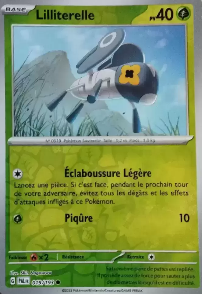 Evolutions à Paldea - PALFR - Lilliterelle Reverse