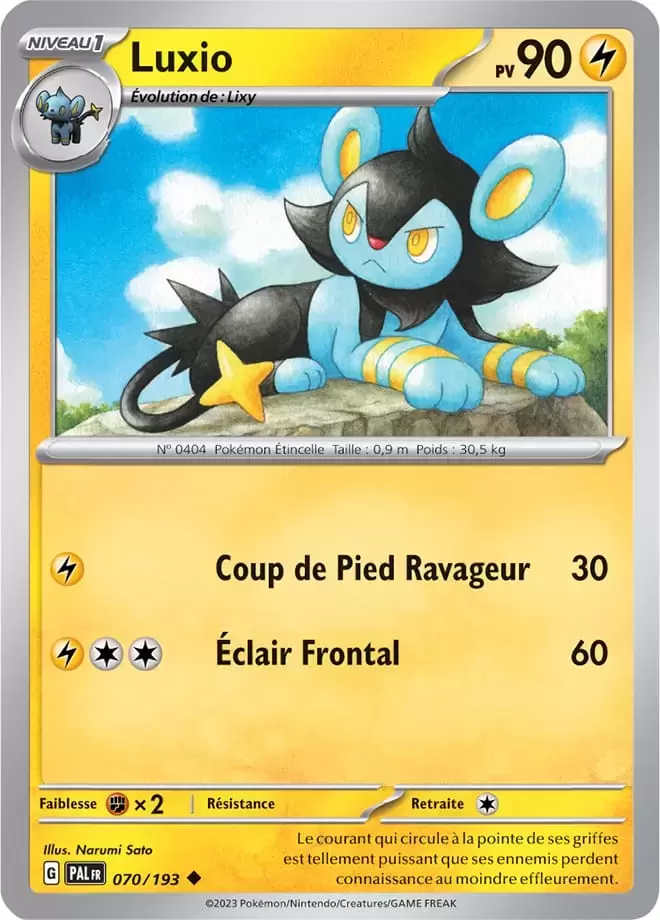 Evolutions à Paldea - PALFR - Luxio