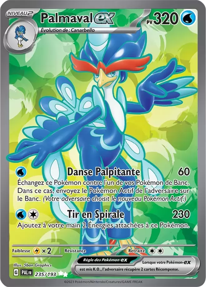 Evolutions à Paldea - PALFR - Palmaval EX