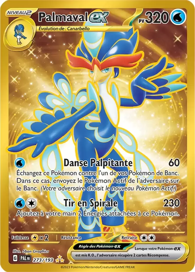 Evolutions à Paldea - PALFR - Palmaval EX