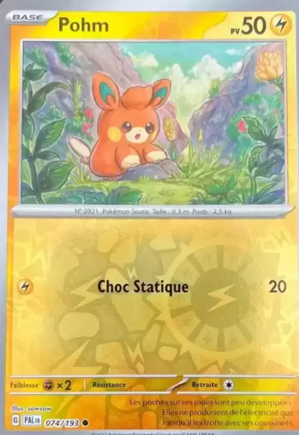 Evolutions à Paldea - PALFR - Pohm Reverse