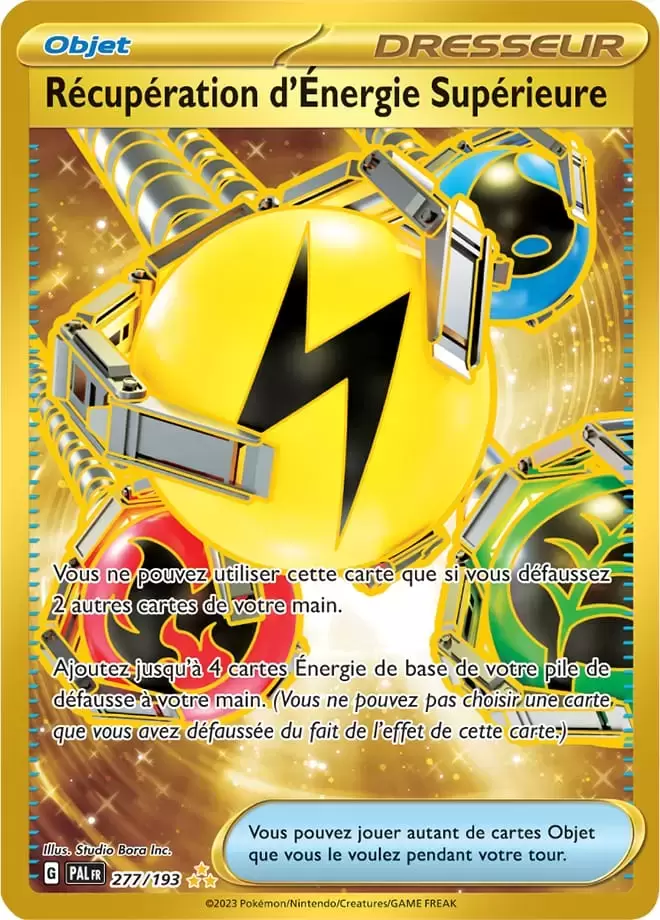 Evolutions à Paldea - PALFR - Récupération d\'Énergie Supérieur