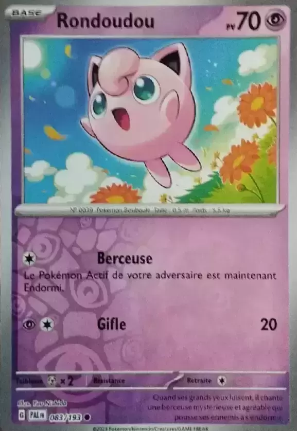 Evolutions à Paldea - PALFR - Rondoudou Reverse