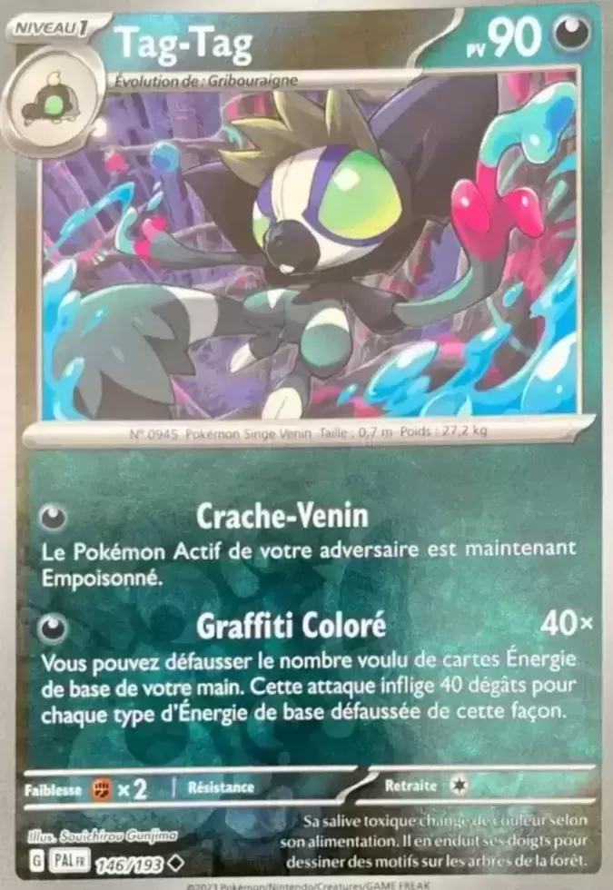 Evolutions à Paldea - PALFR - Tag-Tag Reverse