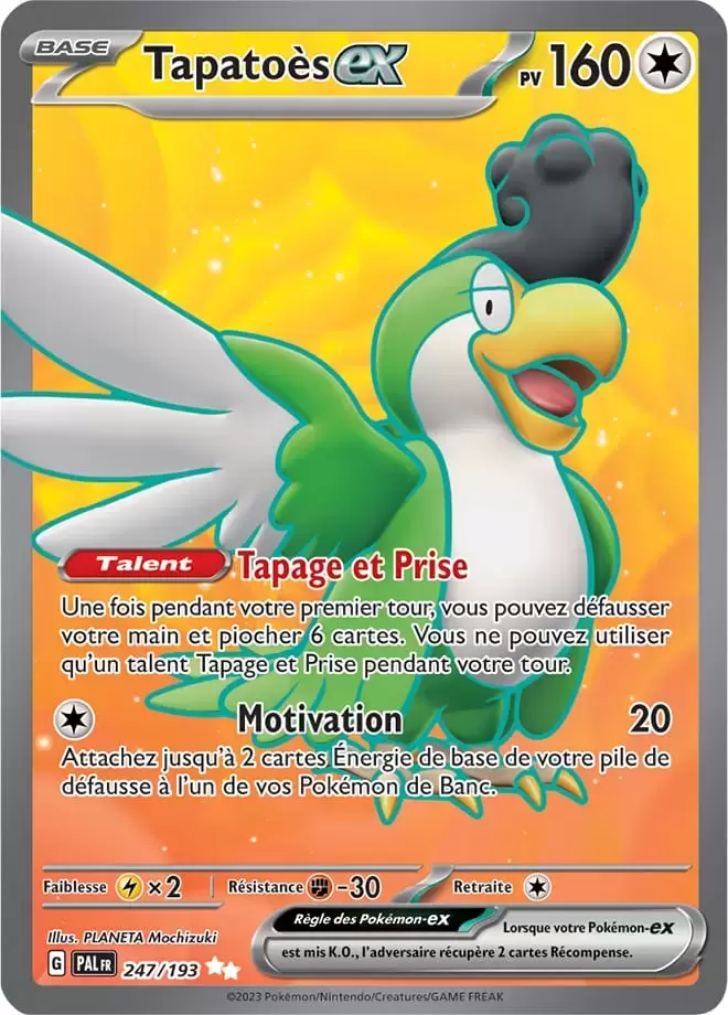 Evolutions à Paldea - PALFR - Tapatoès EX