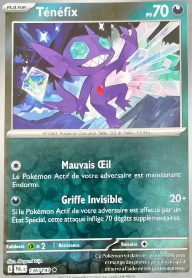 Evolutions à Paldea - PALFR - Ténéfix Reverse