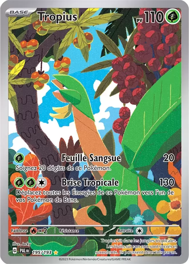 Evolutions à Paldea - PALFR - Tropius Ghetis