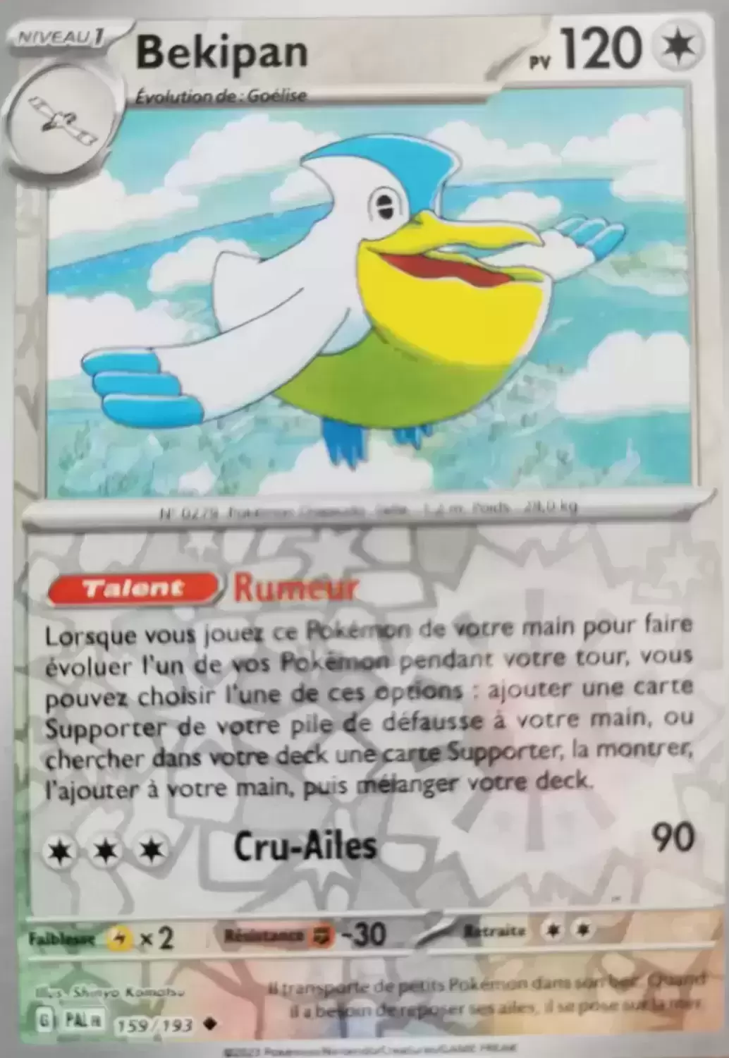 Evolutions à Paldea - PALFR - Bekipan Reverse