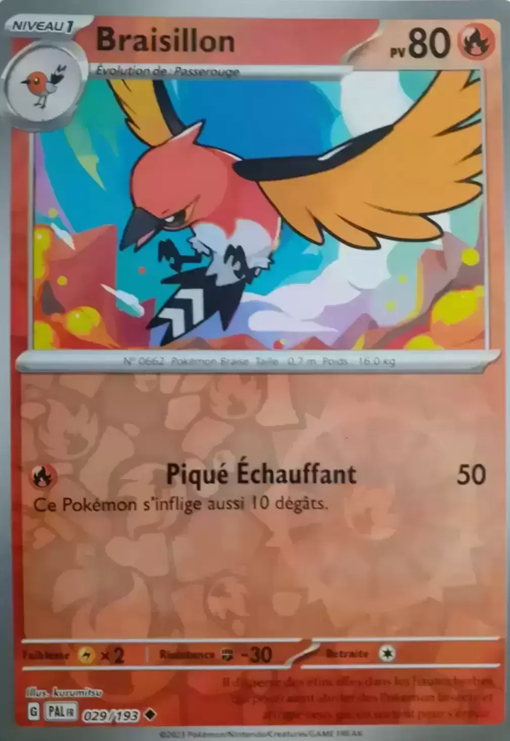 Evolutions à Paldea - PALFR - Braisillon Reverse