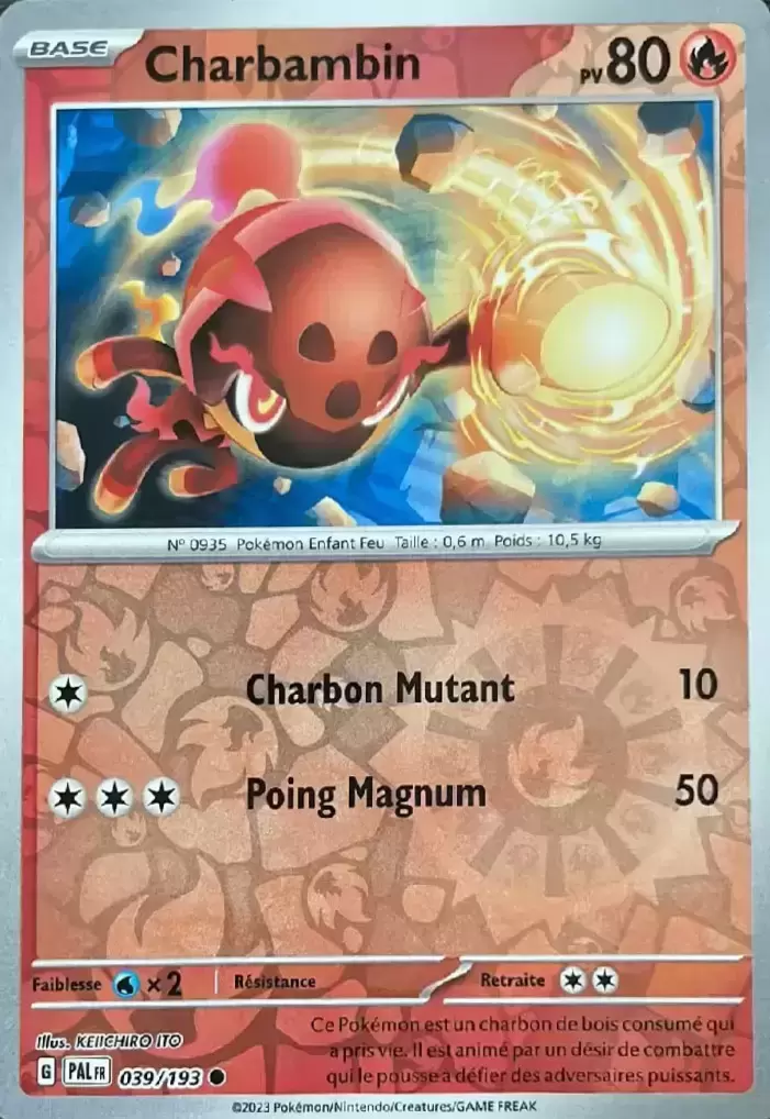 Evolutions à Paldea - PALFR - Charbambin Reverse