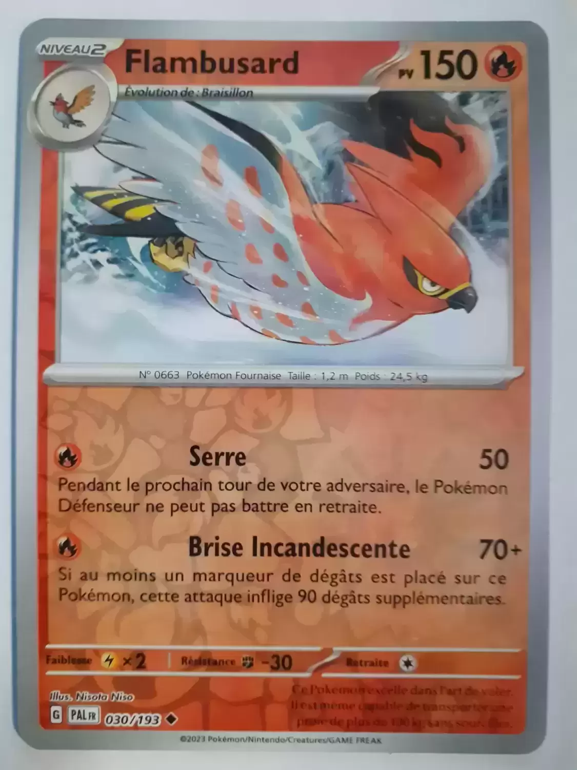 Evolutions à Paldea - PALFR - Flambusard Reverse
