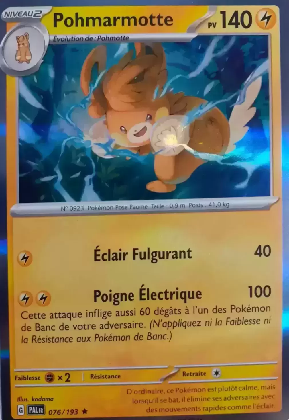 Evolutions à Paldea - PALFR - Pohmarmotte Holographique