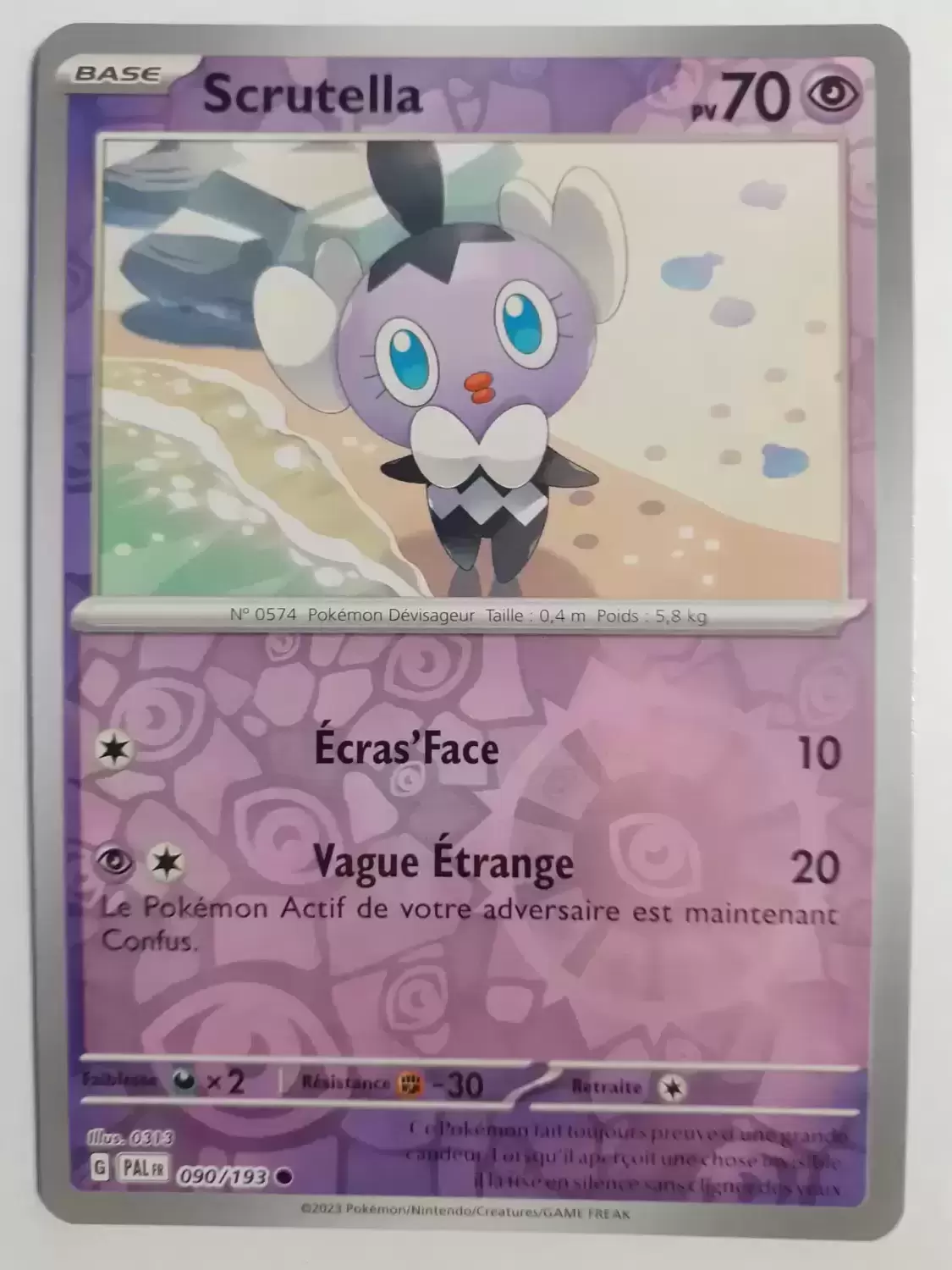 Evolutions à Paldea - PALFR - Scrutella Reverse
