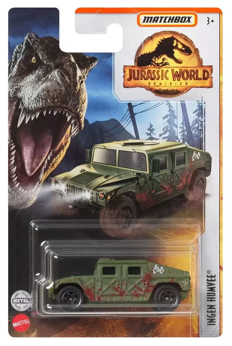 Matchbox - Jurassic world - Ingen Humvee