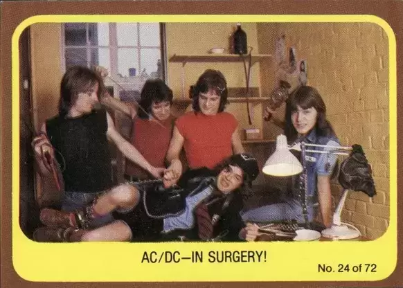 Popswops 1977 - AC/DC - In surgery!