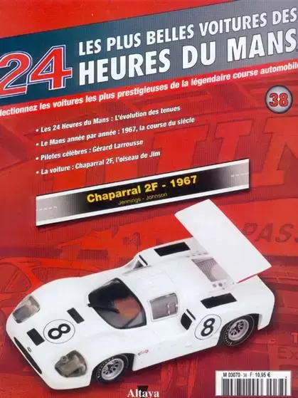 Altaya - Les plus belles voitures des 24 heures du Mans - Chapparal 2F - 1967