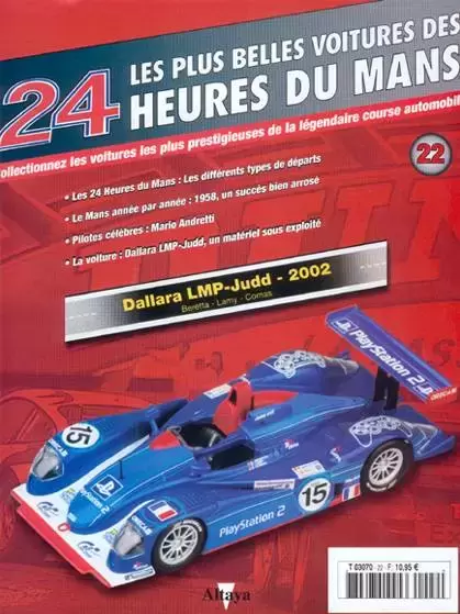 Altaya - Les plus belles voitures des 24 heures du Mans - Dallara LMP-Judd - 2002