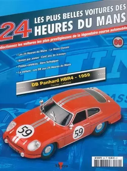 Altaya - Les plus belles voitures des 24 heures du Mans - DB Panhard HBR4 - 1959