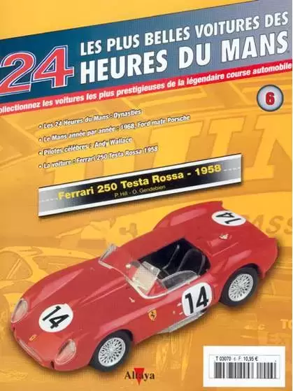 Altaya - Les plus belles voitures des 24 heures du Mans - Ferrari 250 TR - 1958