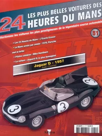 Altaya - Les plus belles voitures des 24 heures du Mans - Jaguar D - 1957