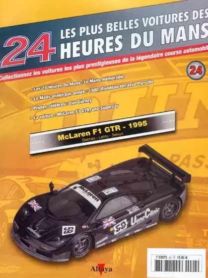 Altaya - Les plus belles voitures des 24 heures du Mans - McLaren F1 GTR - 1995