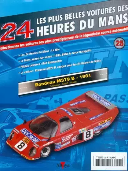 Altaya - Les plus belles voitures des 24 heures du Mans - Rondeau M379 B - 1981
