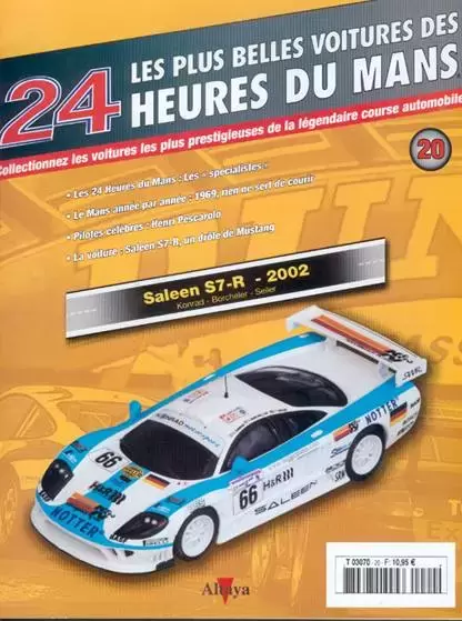 Altaya - Les plus belles voitures des 24 heures du Mans - Saleen S7-R - 2002