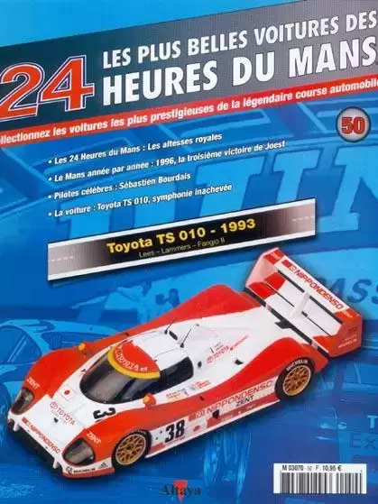 Altaya - Les plus belles voitures des 24 heures du Mans - Toyota TS010 - 1993