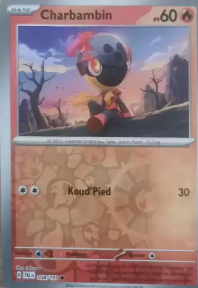 Evolutions à Paldea - PALFR - Charbambin Reverse