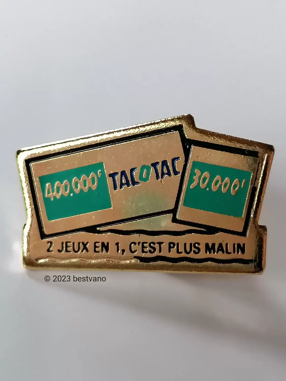 Tacotac téléphone jaune - pin La Française des jeux