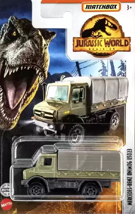 Matchbox - Jurassic world - Mercedes-Benz Unimog U5023