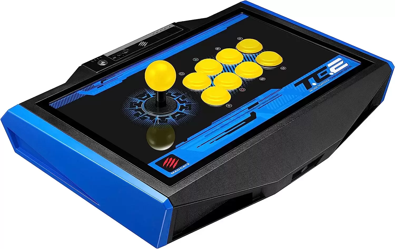 Arcade Stick - Mad Catz Arcade Fightstick T.E.2 (Blue/Jaune)