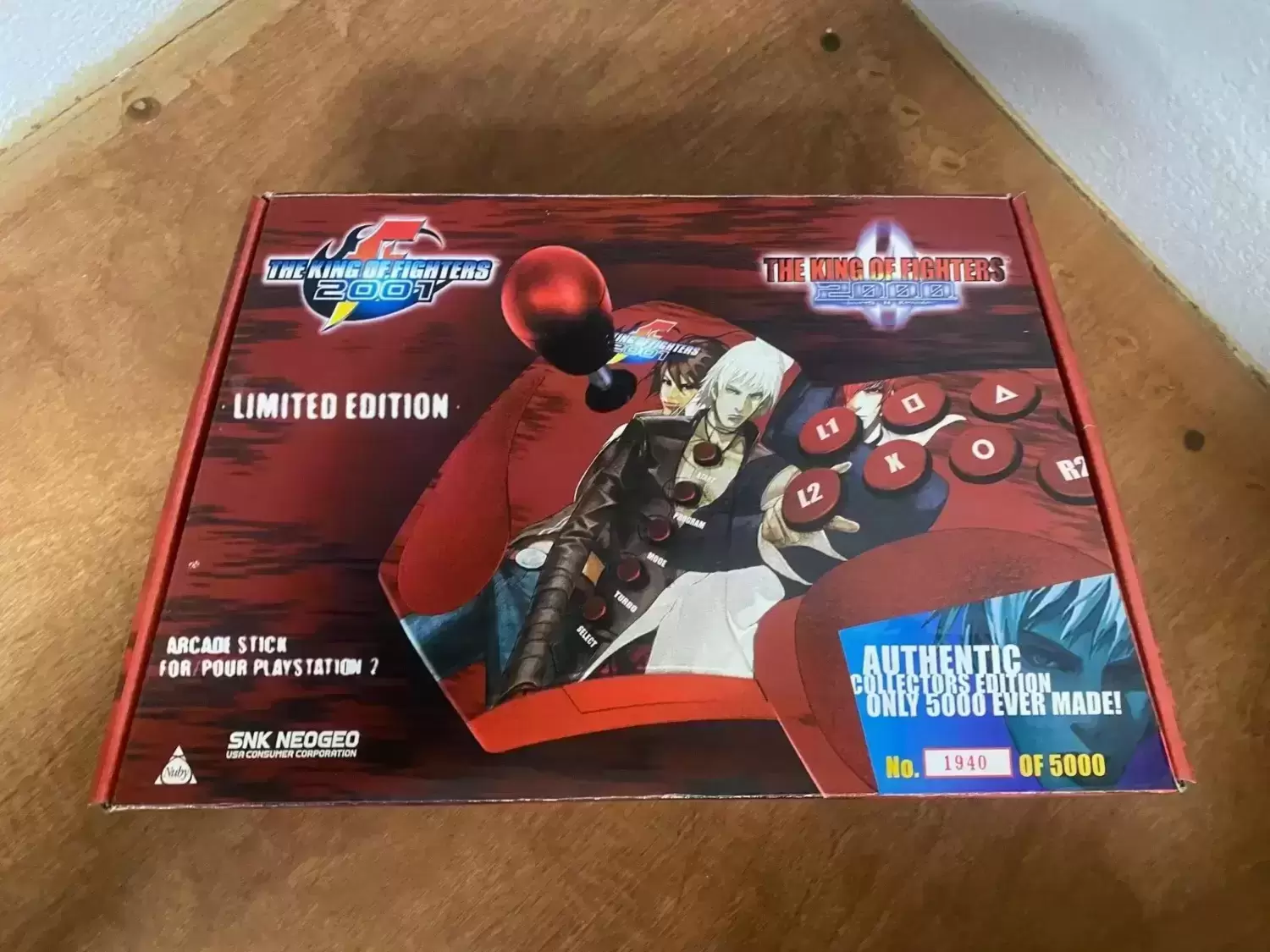 Arcade Stick - Nuby - The King Of Fighters 2000 & King Of Fighters 2001 (Limited Edition)