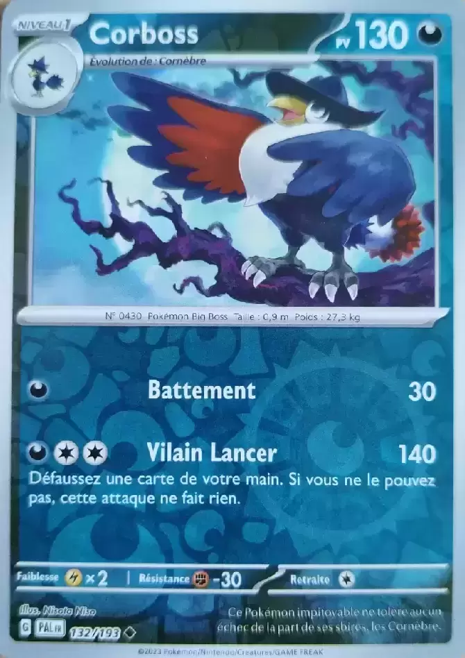 Evolutions à Paldea - PALFR - Corboss Reverse