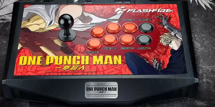 Arcade Stick - FlashFire - Martial 5 in1 Arcade FightStick \'\'One Punch Man\