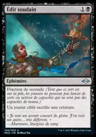 Horizons du Modern II - Édit soudain