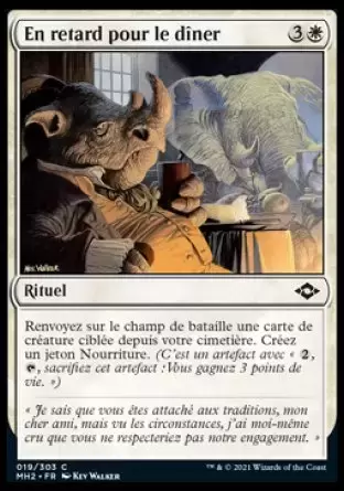Horizons du Modern II - En retard pour le dîner
