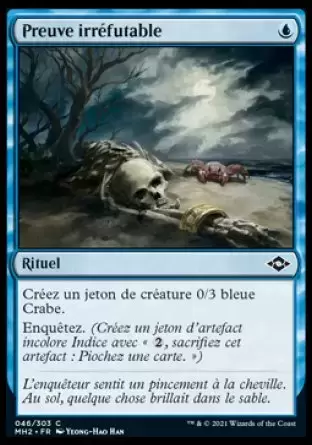 Horizons du Modern II - Preuve irréfutable