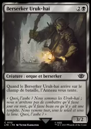 Le Seigneur des Anneaux : Chroniques de la Terre du Milieu - Berserker Uruk-hai