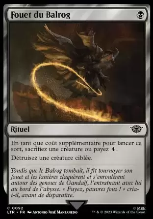 Le Seigneur des Anneaux : Chroniques de la Terre du Milieu - Fouet du Balrog