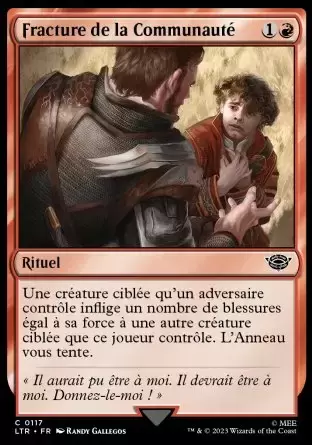 Le Seigneur des Anneaux : Chroniques de la Terre du Milieu - Fracture de la Communauté