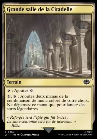 Le Seigneur des Anneaux : Chroniques de la Terre du Milieu - Grande salle de la Citadelle
