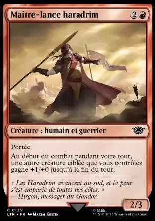 Le Seigneur des Anneaux : Chroniques de la Terre du Milieu - Maître-lance haradrim
