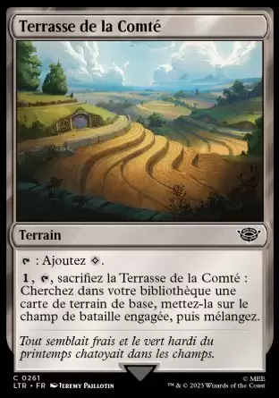 Le Seigneur des Anneaux : Chroniques de la Terre du Milieu - Terrasse de la Comté