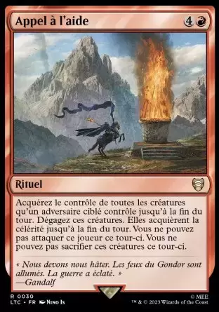 Lord of the Rings : Commander Decks - Appel à l\'aide