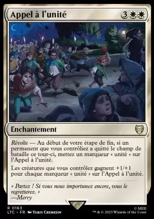 Lord of the Rings : Commander Decks - Appel à l\'unité