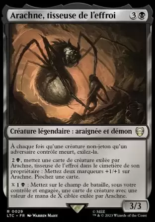 Lord of the Rings : Commander Decks - Arachne, tisseuse de l\'effroi