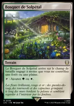 Lord of the Rings : Commander Decks - Bosquet de Solpétal