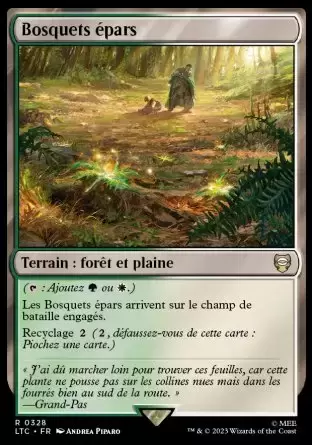 Lord of the Rings : Commander Decks - Bosquets épars