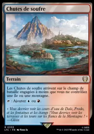 Lord of the Rings : Commander Decks - Chutes de soufre